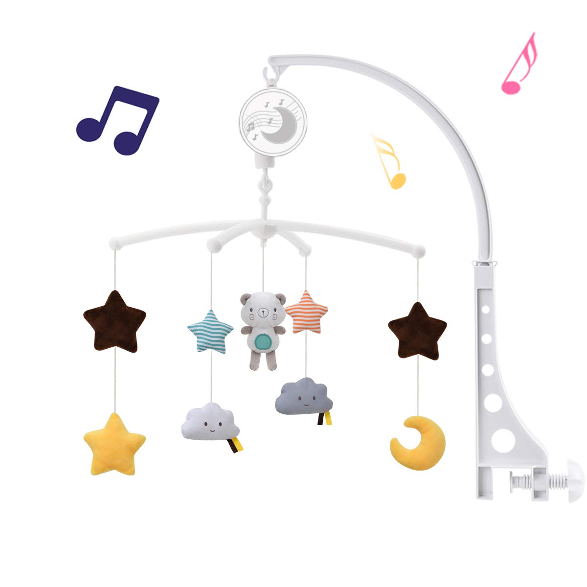 Crib Mobile Musical - Babybedje Mobiles Rammelaars Muziek Educatief Speelgoed