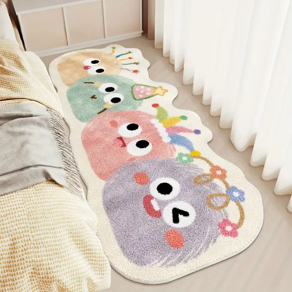 Baby Nursery Rug - VIKAMA Cartoon Dopamine lang tapijt, onregelmatig