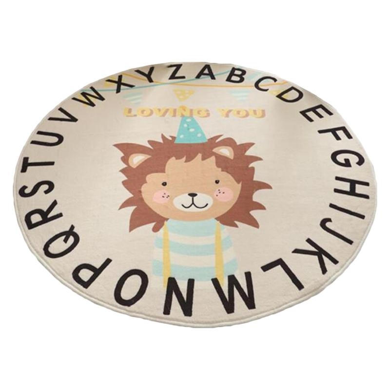 Baby Nursery Rug - Y4UD Cartoon Dierenprint Baby voor Speelkleed