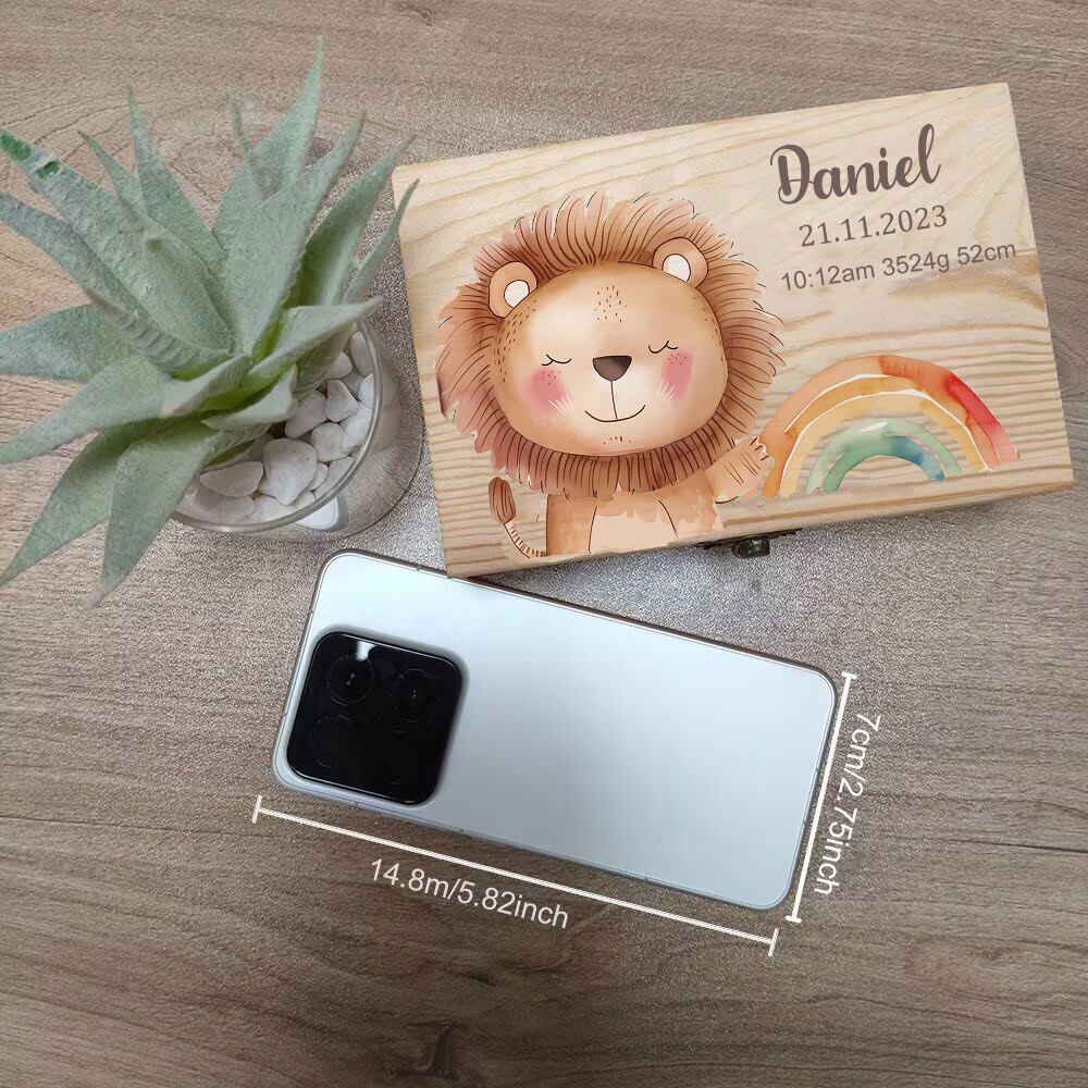 Gepersonaliseerde Baby Houten  - Baby Keepsake Box recensie en prijs