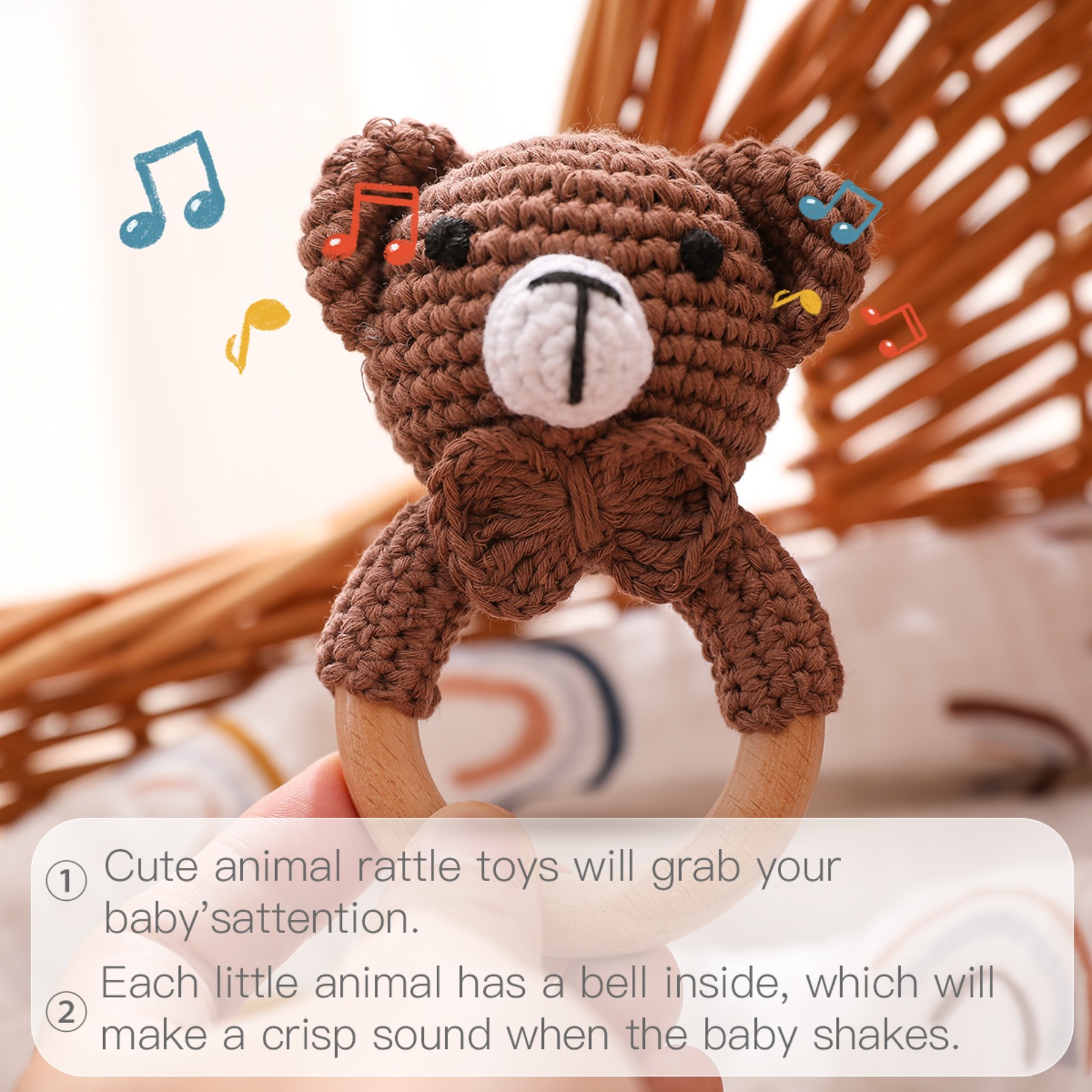 Houten mobiel voor een babybed - Crib Mobile Musical recensie en prijs