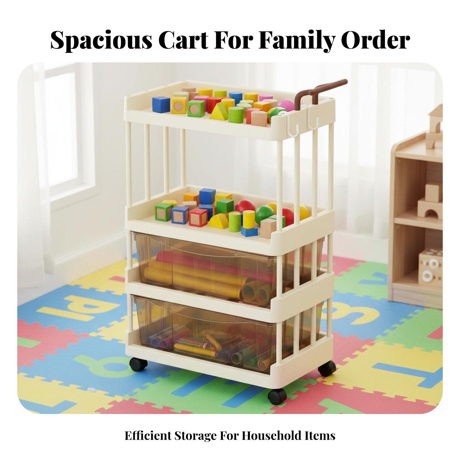 Opbergwagen voor babybenodigdh - Baby Nursery Shelves recensie en prijs