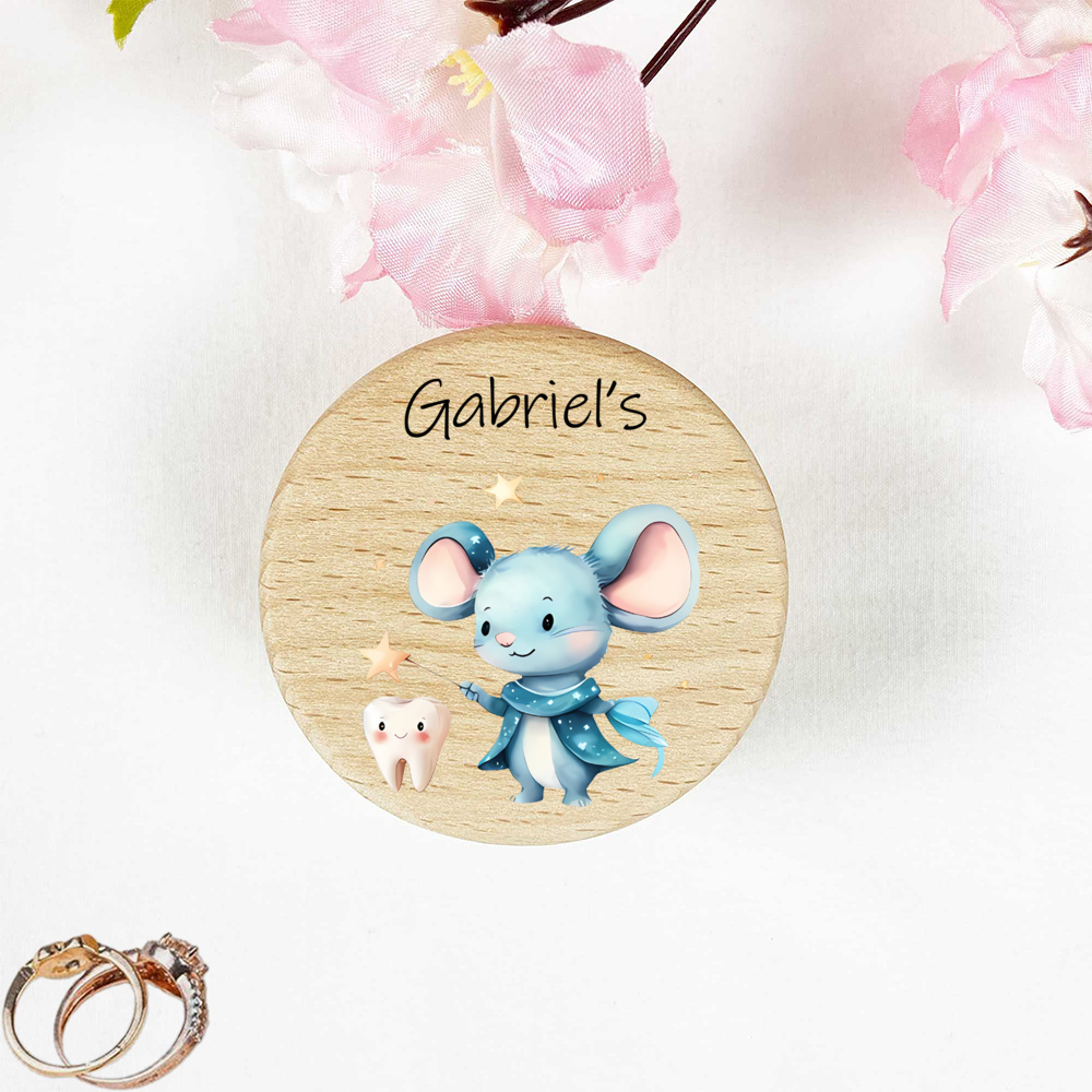 Aangepaste houten melktanden o - Baby Keepsake Box recensie en prijs