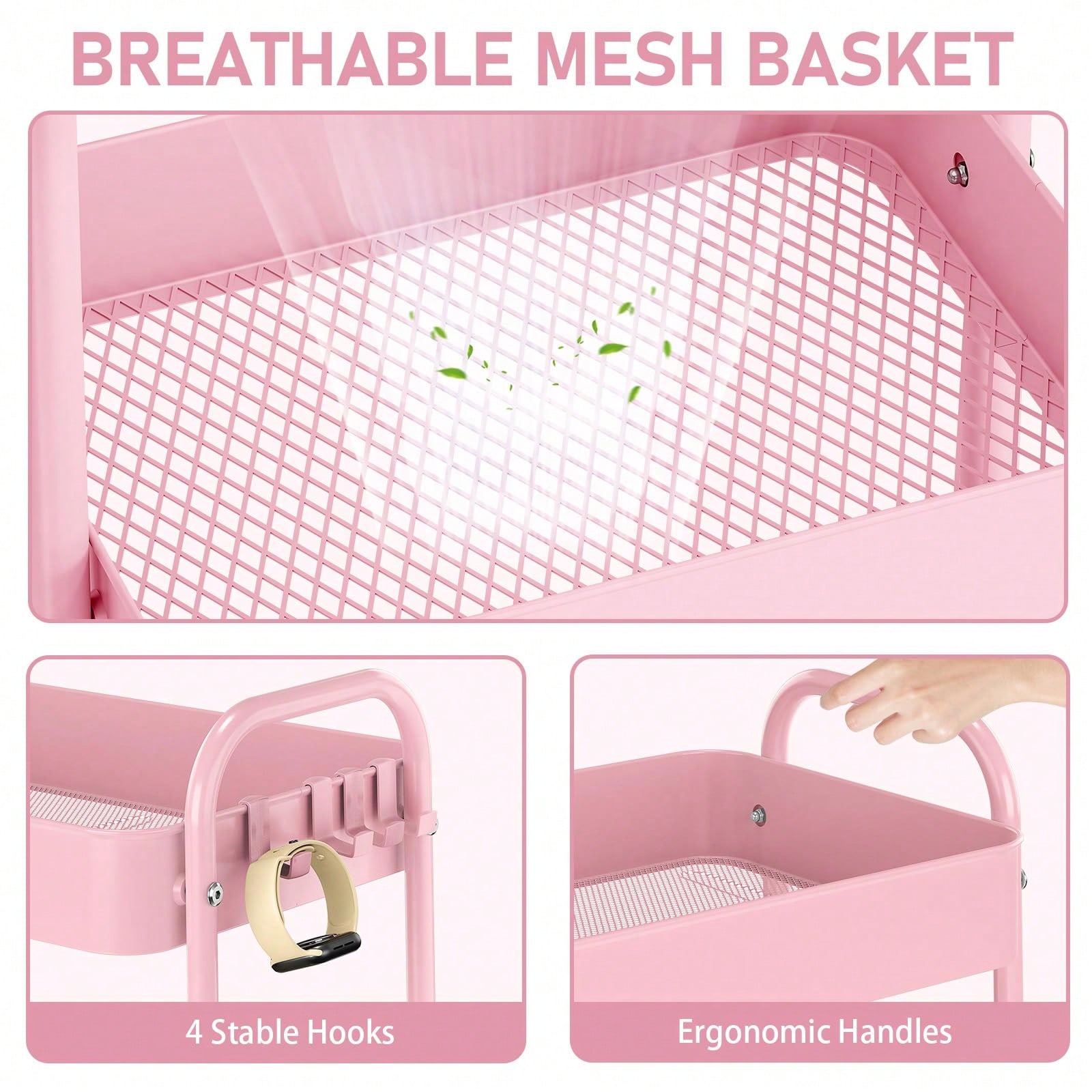 3-laags metalen rolwagen met w - Baby Nursery Unit recensie en prijs