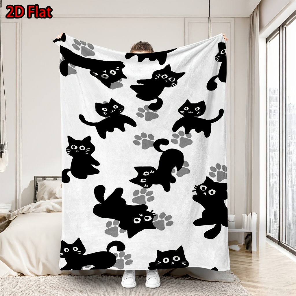 Schattig dekentje met kattenpr - Baby Nursery Ideas Girl recensie en prijs