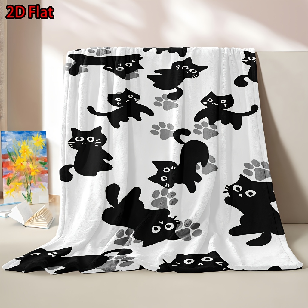 Schattig dekentje met kattenpr - Baby Nursery Ideas Girl recensie en prijs