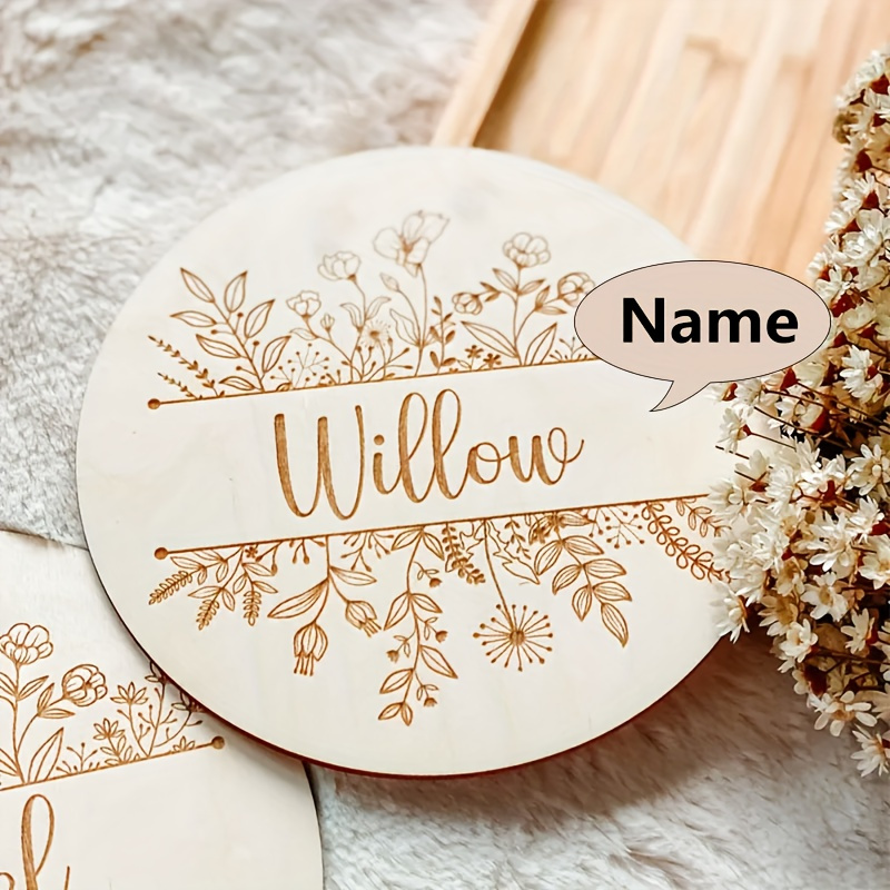 Gepersonaliseerde bloemengrave - Baby Nursery Name Sign recensie en prijs
