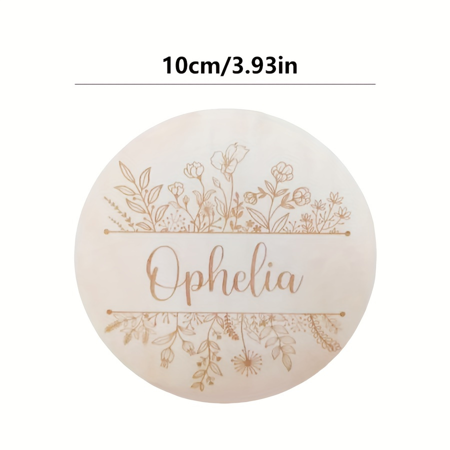 Gepersonaliseerde bloemengrave - Baby Nursery Name Sign recensie en prijs