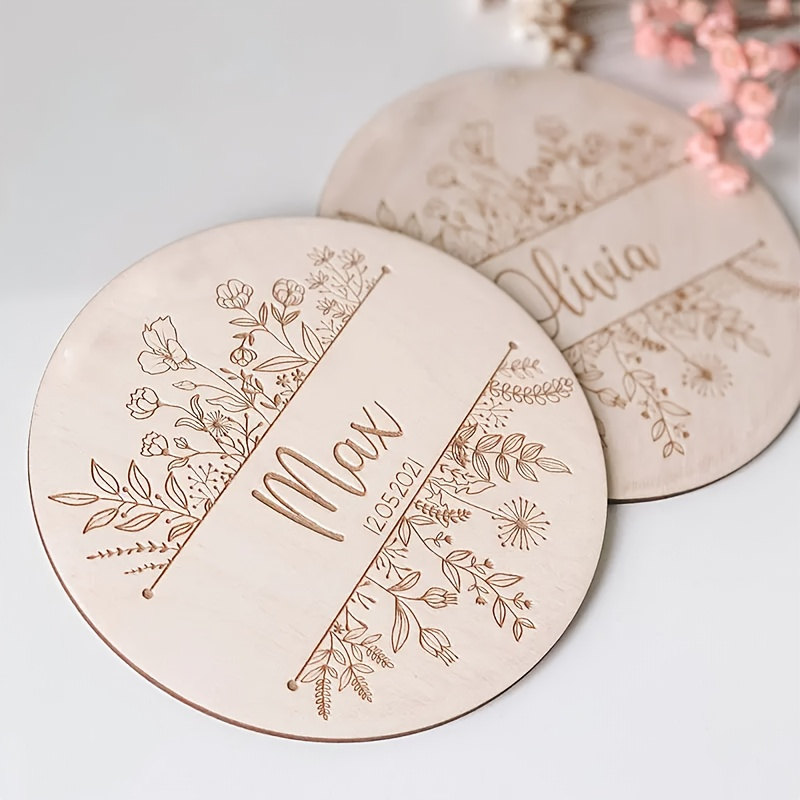Gepersonaliseerde bloemengrave - Baby Nursery Name Sign recensie en prijs