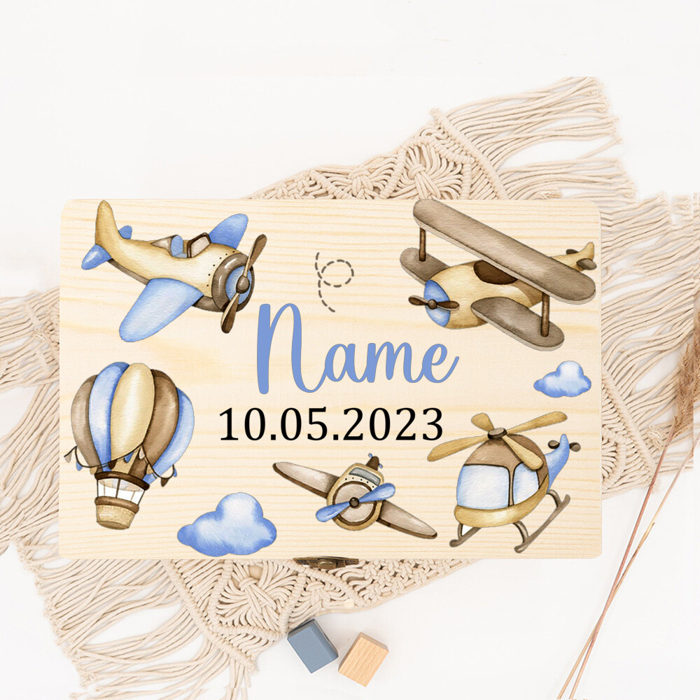 Gepersonaliseerde Baby Houten  - Baby Keepsake Box recensie en prijs