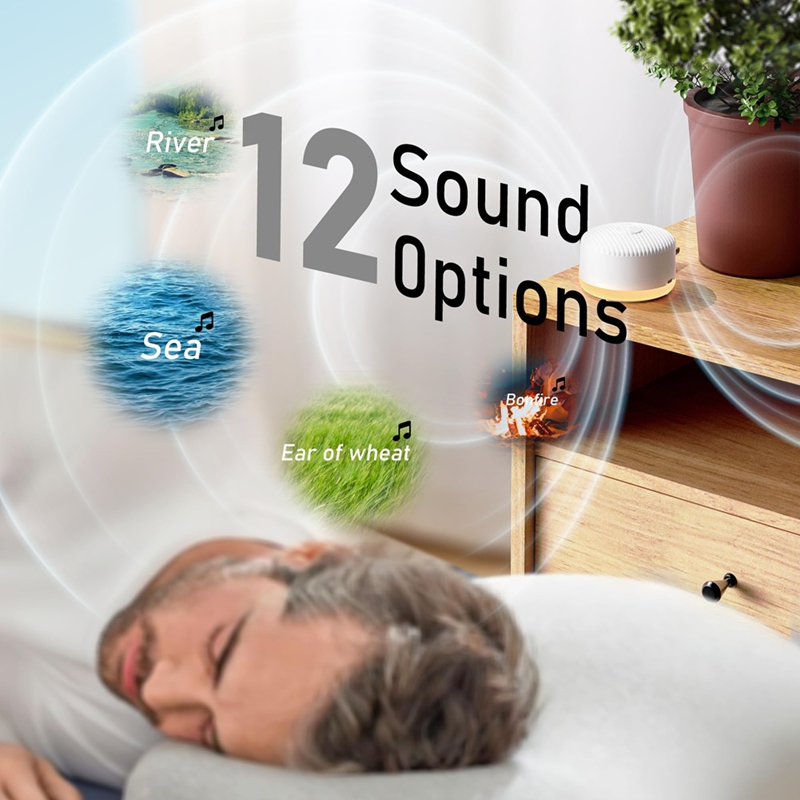 BAADE draagbare geluidsmachine - Baby Sound Machine White recensie en prijs