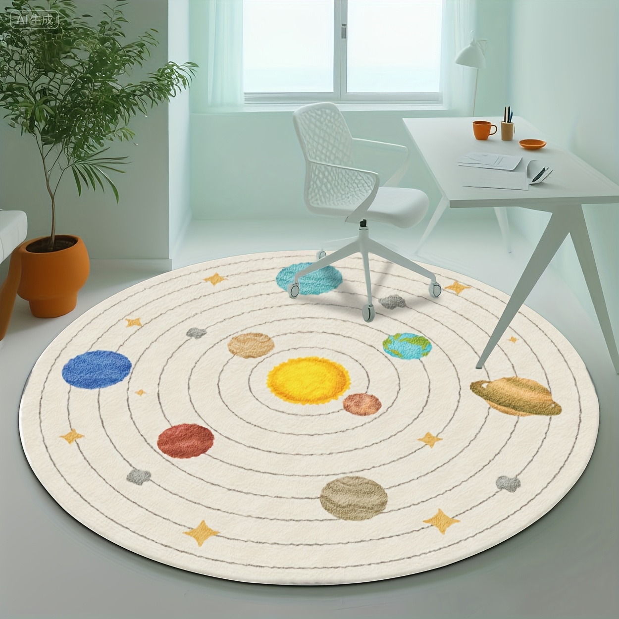 Schattig rond kinderkamerkleed - Baby Nursery Rug recensie en prijs