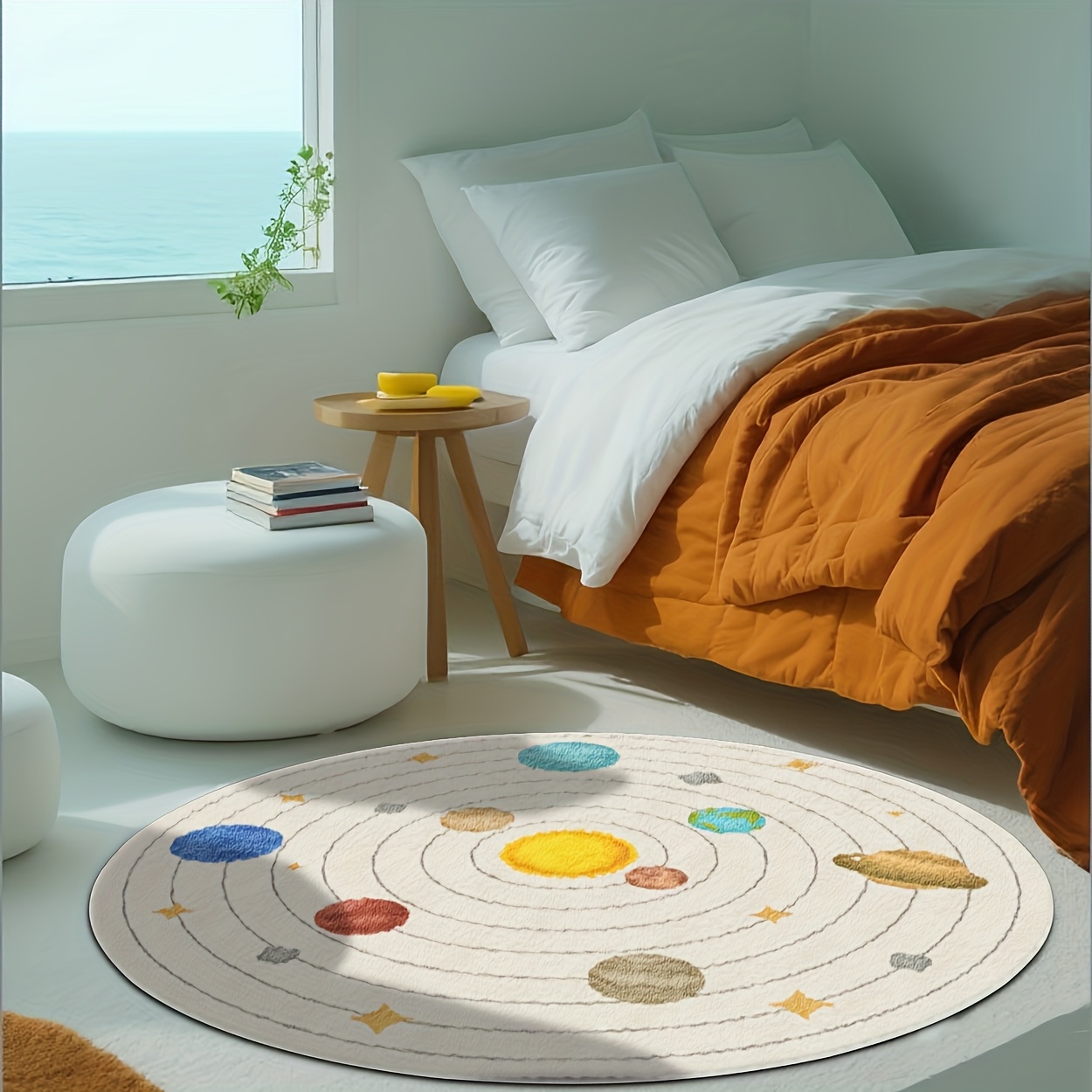 Schattig rond kinderkamerkleed - Baby Nursery Rug recensie en prijs