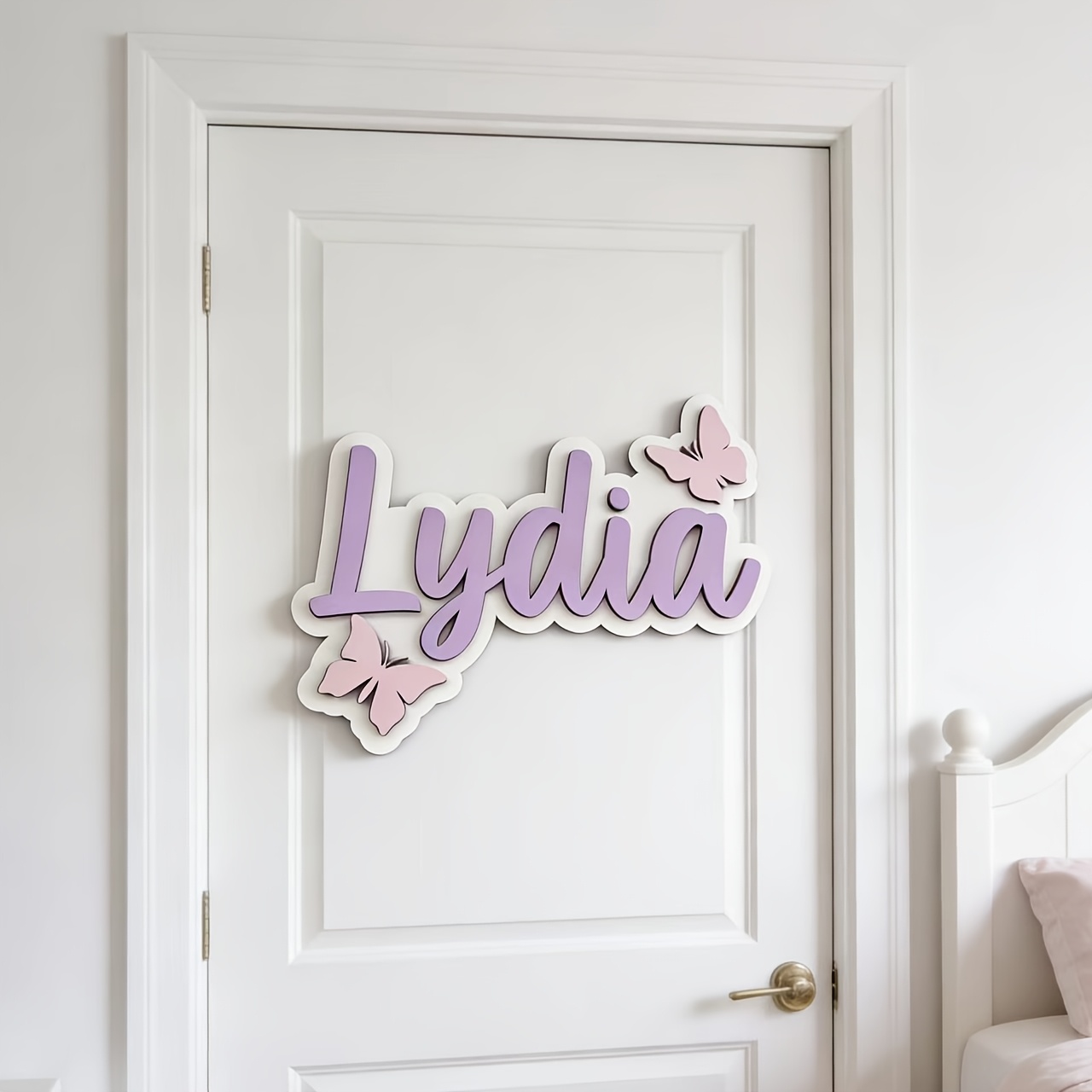 Gepersonaliseerde blauwe en ro - Baby Nursery Name Sign recensie en prijs