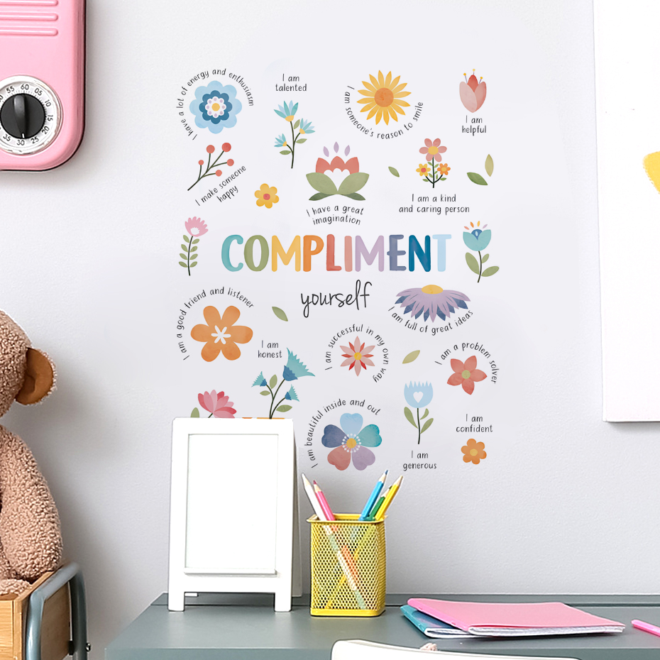 Kleurrijke inspirerende citate - Baby Nursery Package recensie en prijs