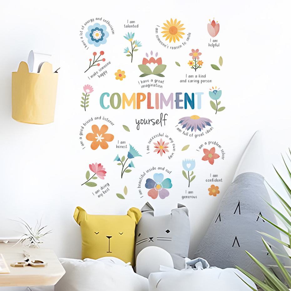Kleurrijke inspirerende citate - Baby Nursery Package recensie en prijs