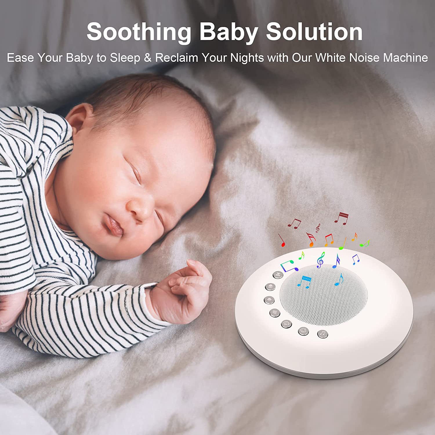 Witte ruis-geluidsmachine voor - Baby Sound Machine White recensie en prijs