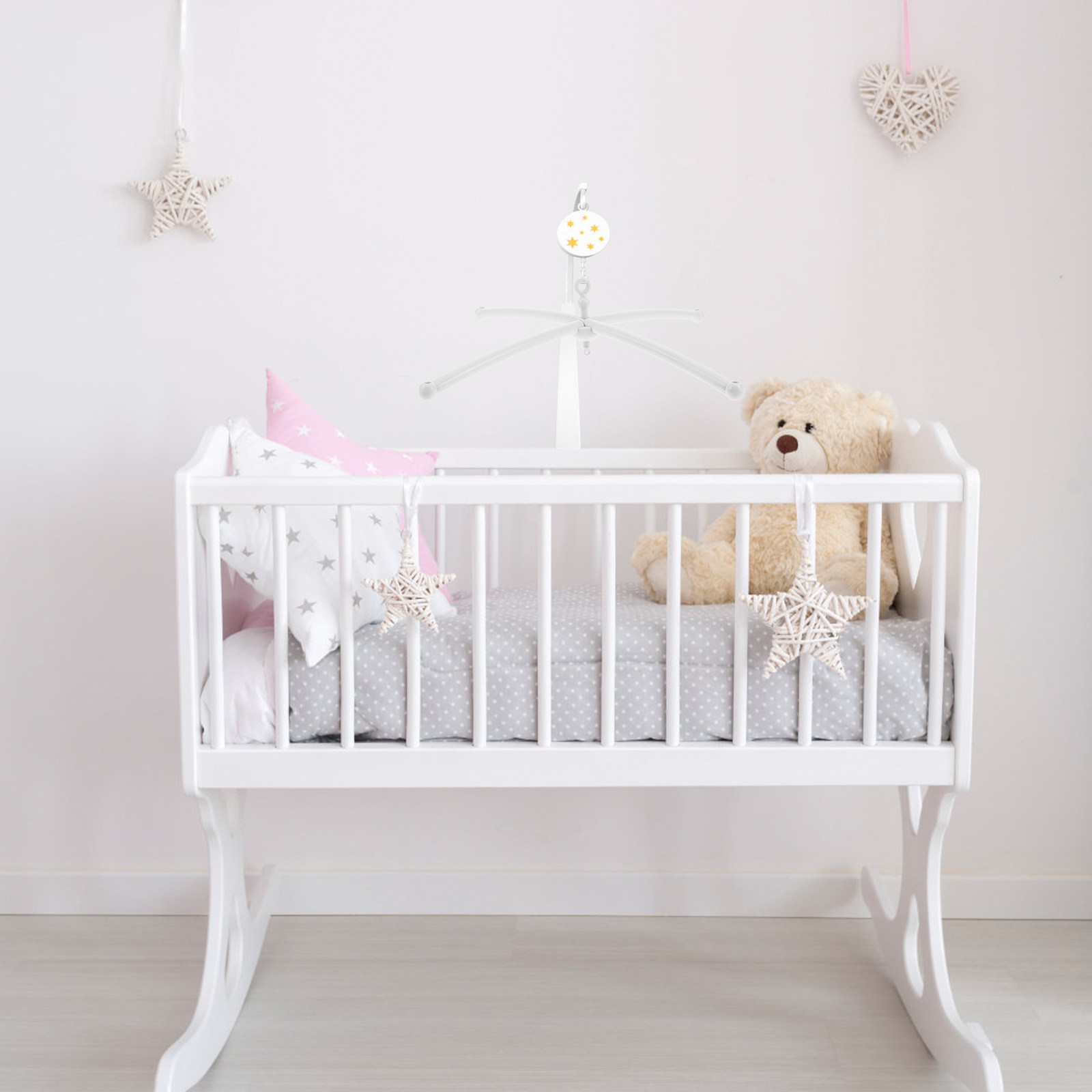 Babybedje Mobiel Kruishouder M - Crib Mobile Musical recensie en prijs