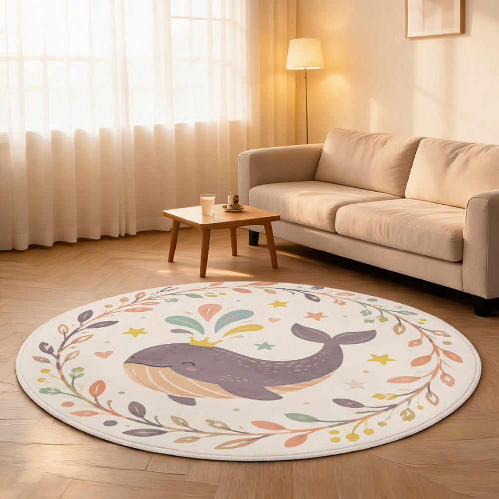 Leuke aquarel walvis kinderkam - Baby Nursery Rug recensie en prijs