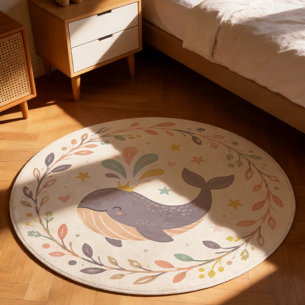 Leuke aquarel walvis kinderkam - Baby Nursery Rug recensie en prijs