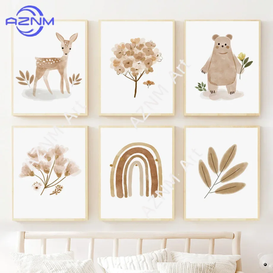 Boho kinderkamer wanddecoratie - Baby Nursery Art recensie en prijs