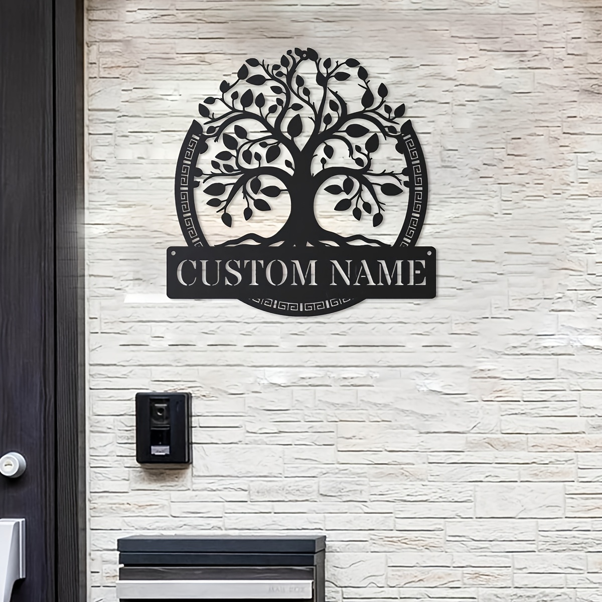 Wanddecoratie van metaal met d - Baby Nursery Name Sign recensie en prijs