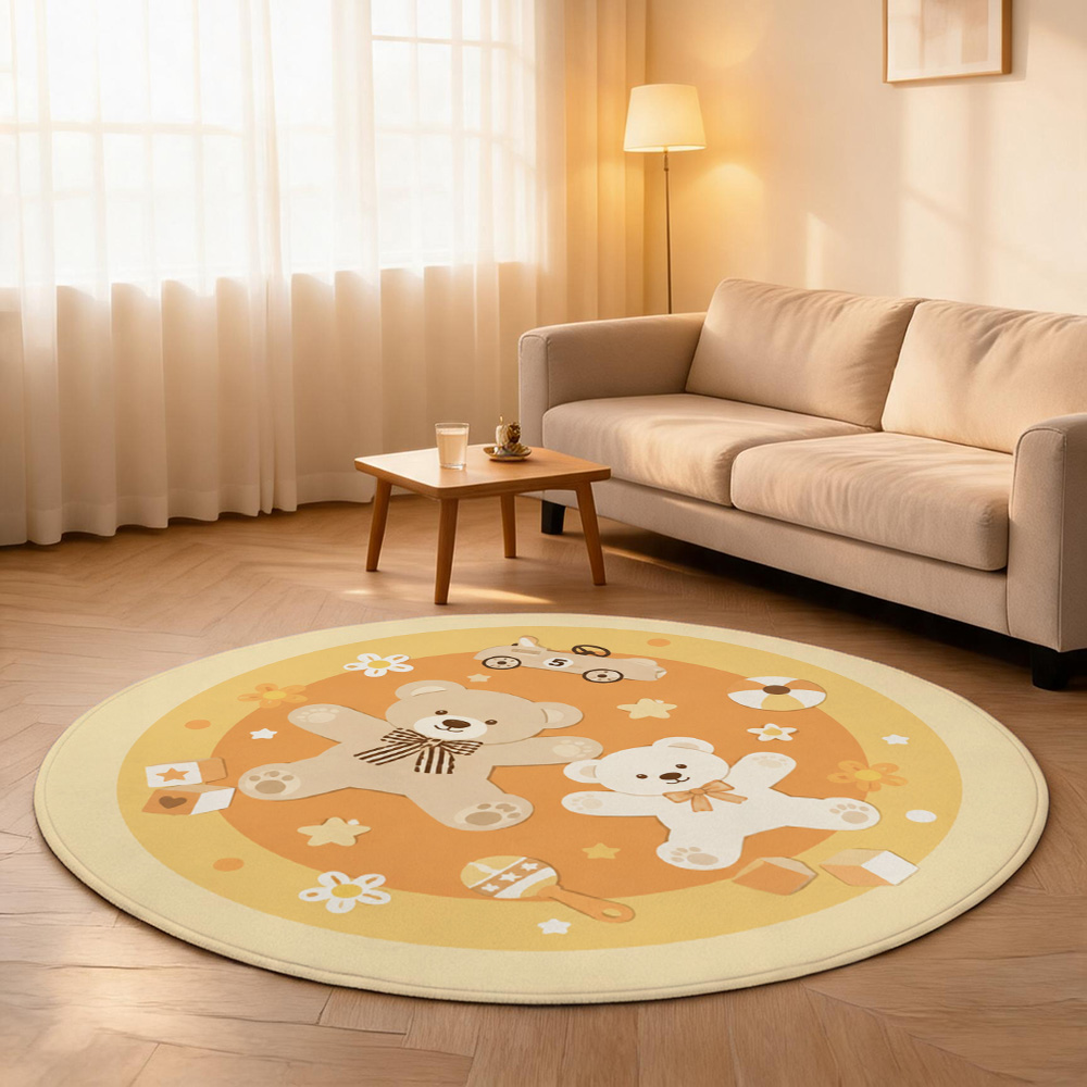 Schattig teddybeer speelgoedau - Baby Nursery Rug recensie en prijs