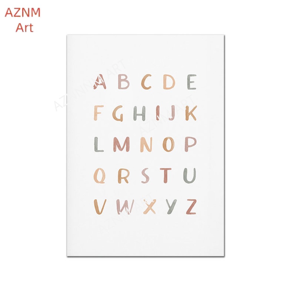 1/3 STKS, Poster Custom ABC 12 - Baby Nursery Art recensie en prijs