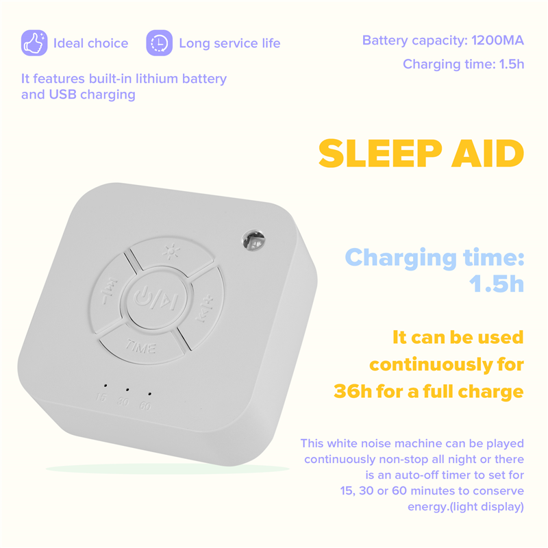 B84B-White Noise Machine Slaap - Baby Sound Machine White recensie en prijs
