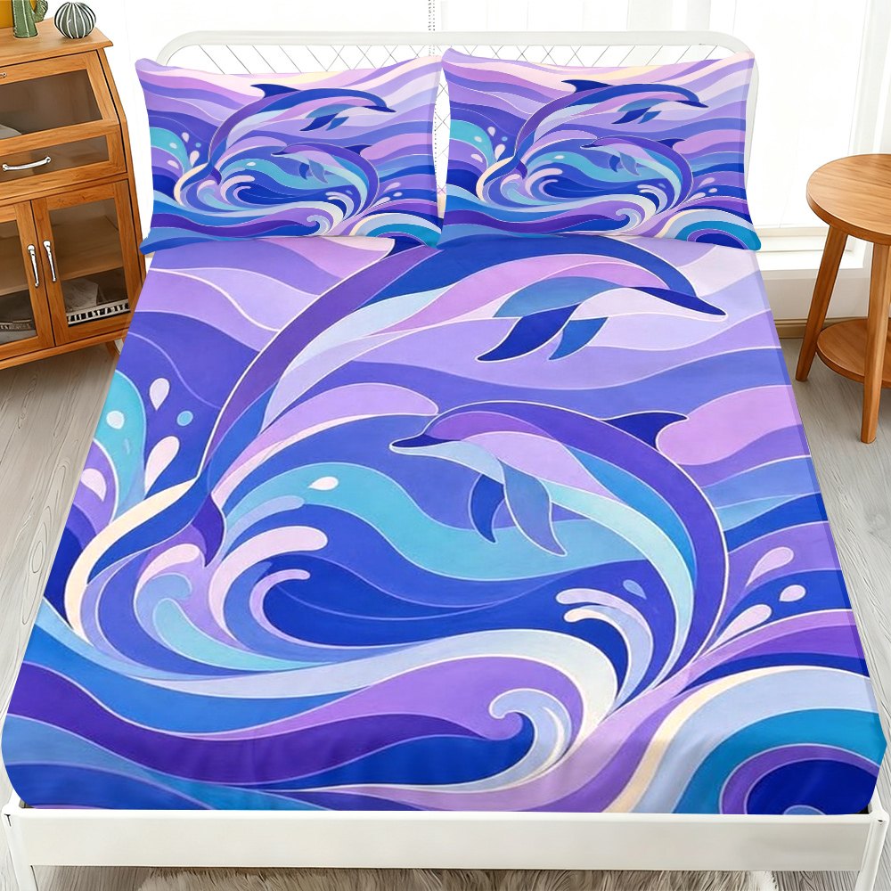 Ocean Wave Dolphin Beddengoeds - Baby Nursery Ocean Theme recensie en prijs