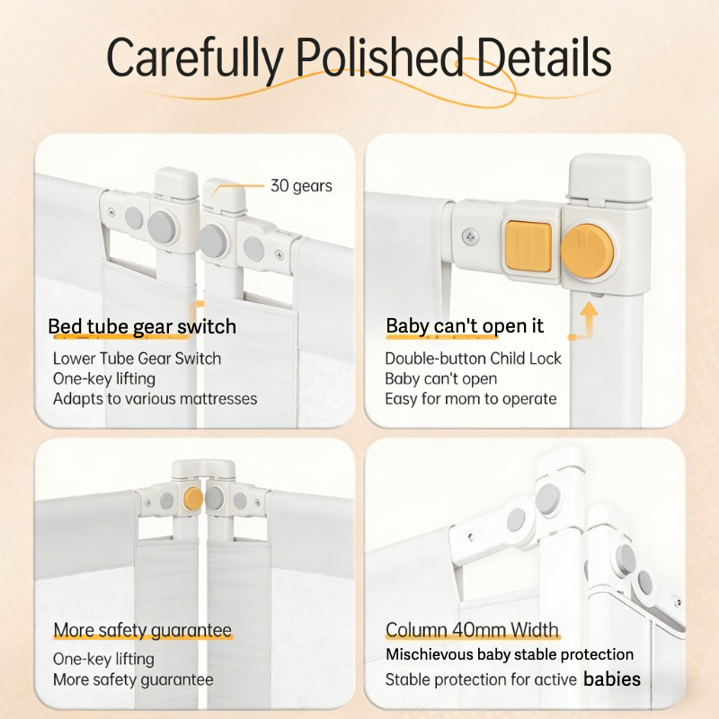 3-paneel pak baby anti-val bed - Bed Rail Toddler recensie en prijs