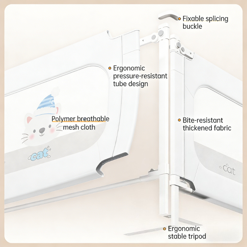 3-paneel pak baby anti-val bed - Bed Rail Toddler recensie en prijs