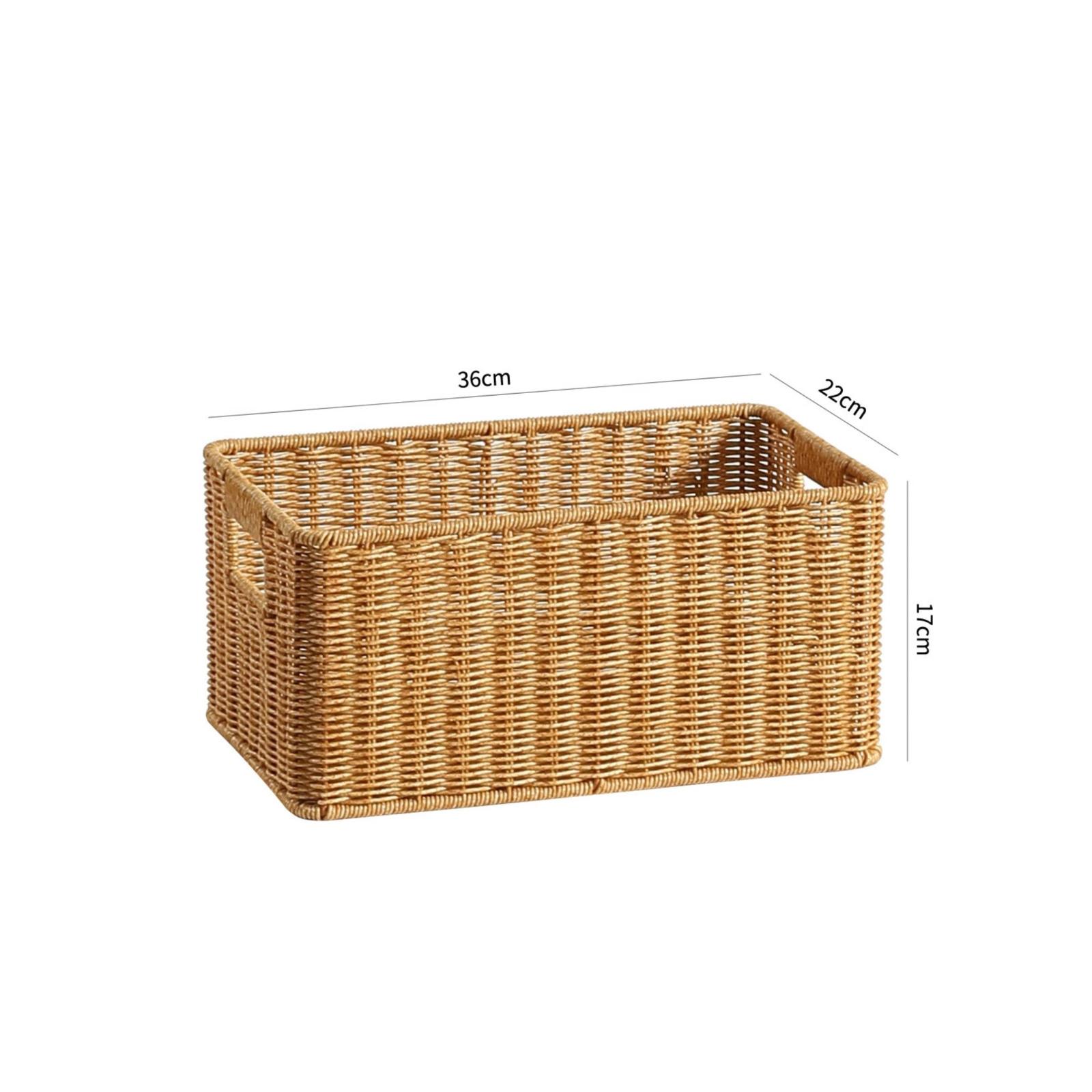 Rustieke opbergmand van rotan  - Baby Nursery Shelves recensie en prijs