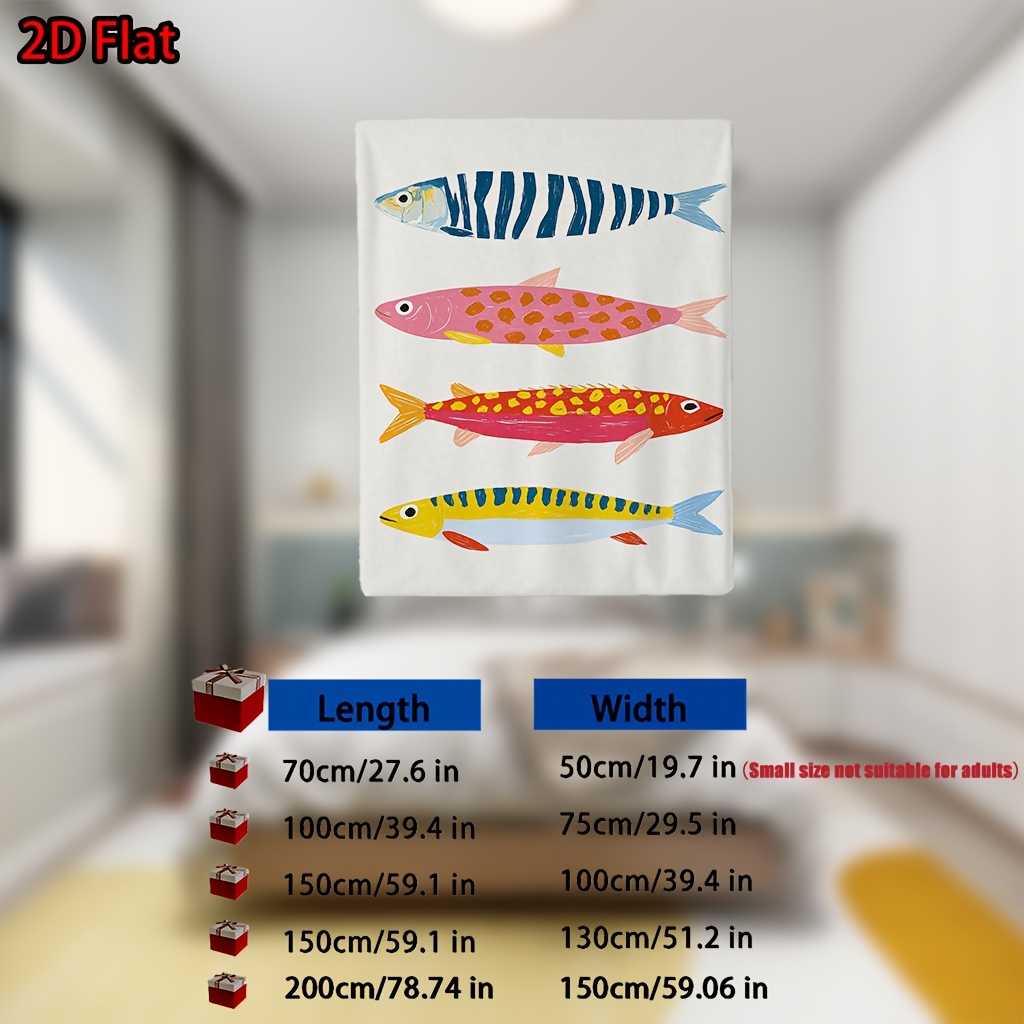 Speels Vissenprint Dekentje Ki - Baby Nursery Ocean Theme recensie en prijs