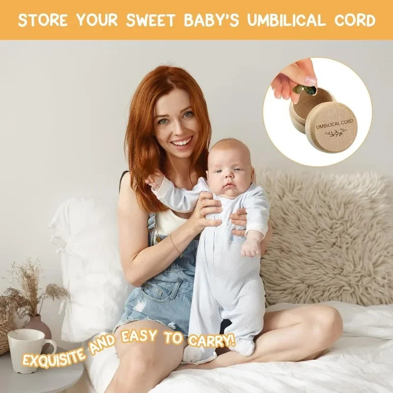 Houten baby navelstrengdoosje, - Baby Keepsake Box recensie en prijs