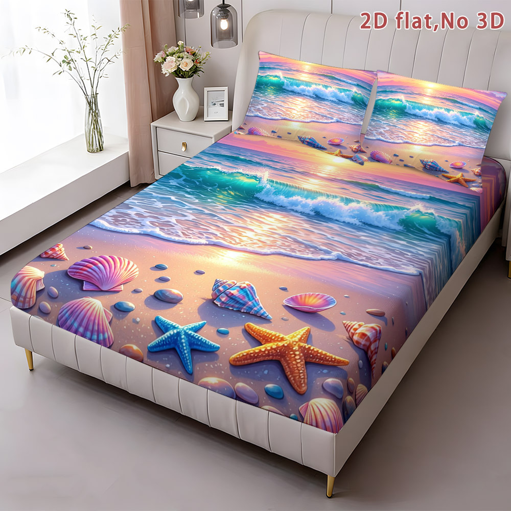 Hoeslaken met oceaanmotief, be - Baby Nursery Ocean Theme recensie en prijs