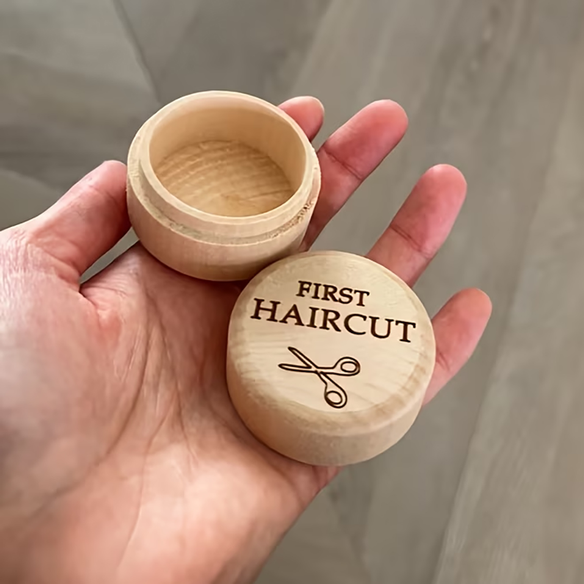 Beukenhouten baby haar bewaard - Baby Keepsake Box recensie en prijs