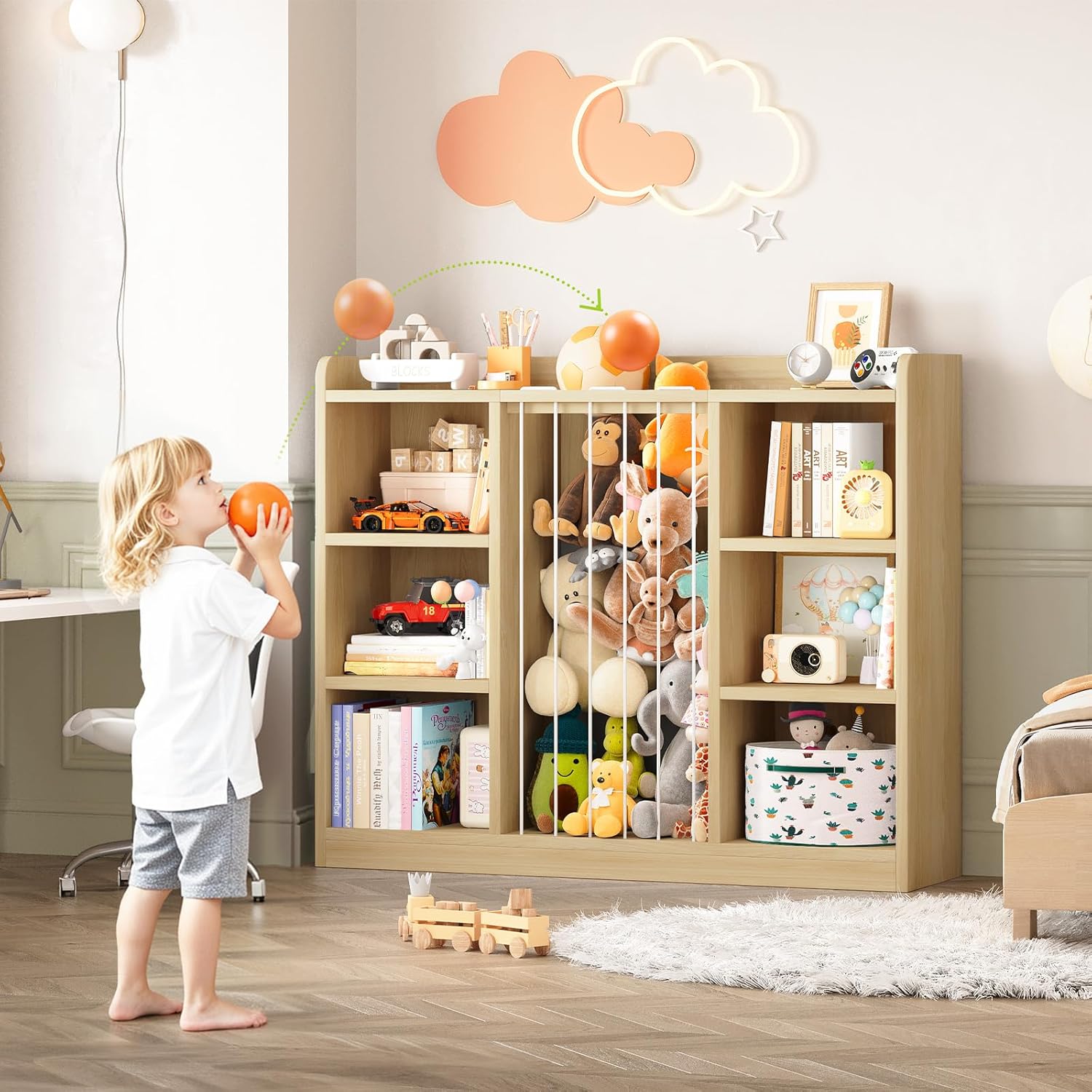 6-delige kinder speelgoedopber - Baby Nursery Shelves recensie en prijs