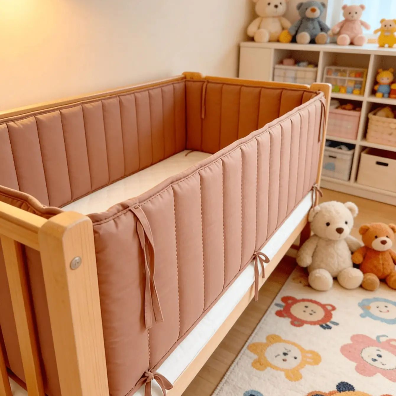 Bumpers in de wieg Babybed Bar - Bed Rail Toddler recensie en prijs