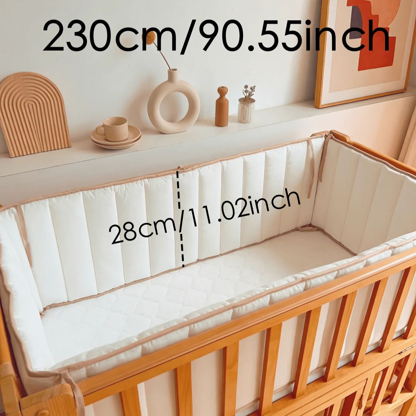 Bumpers in de wieg Babybed Bar - Bed Rail Toddler recensie en prijs