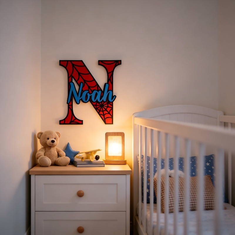 Gepersonaliseerd hangend bord  - Baby Nursery Name Sign recensie en prijs
