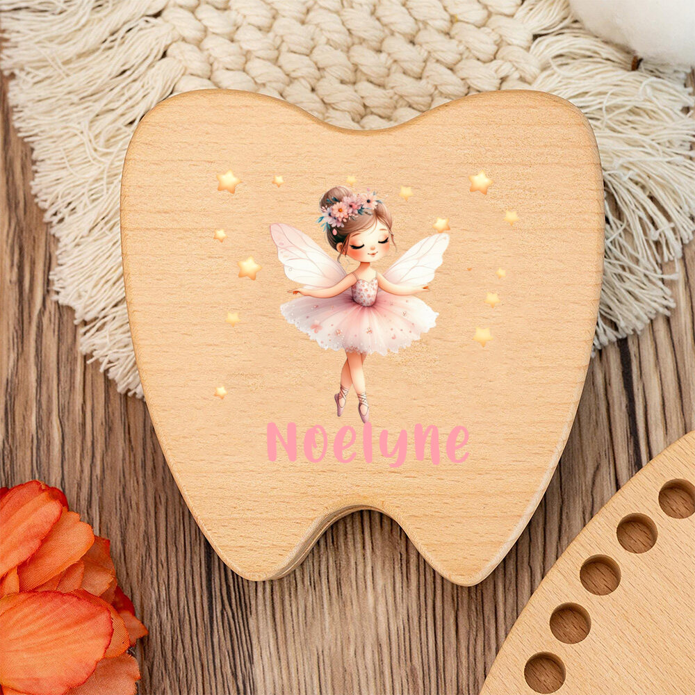 Gepersonaliseerde Tandfee Hout - Baby Keepsake Box recensie en prijs