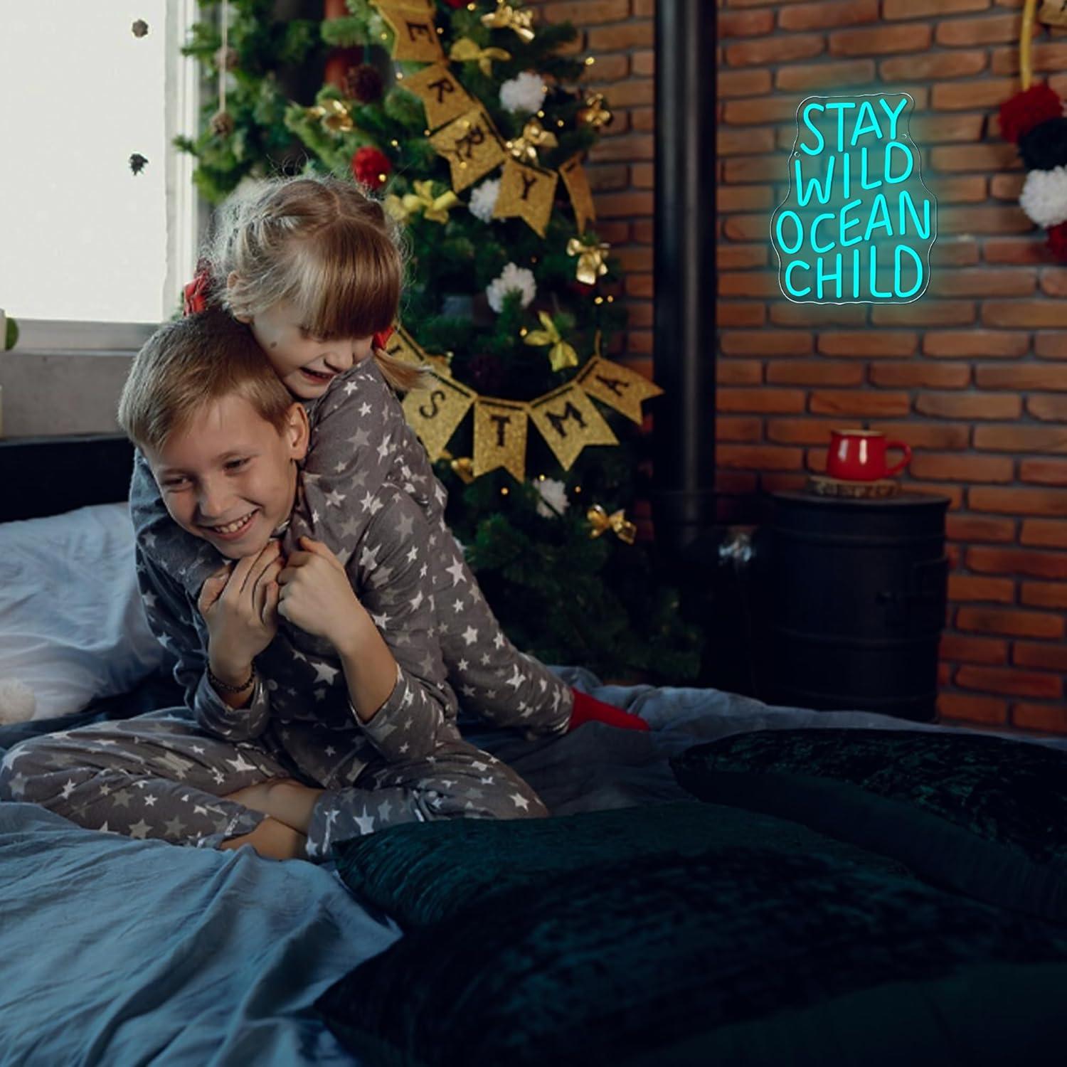 Blijf Wild Oceaan Kind Neon Li - Baby Nursery Ocean Theme recensie en prijs