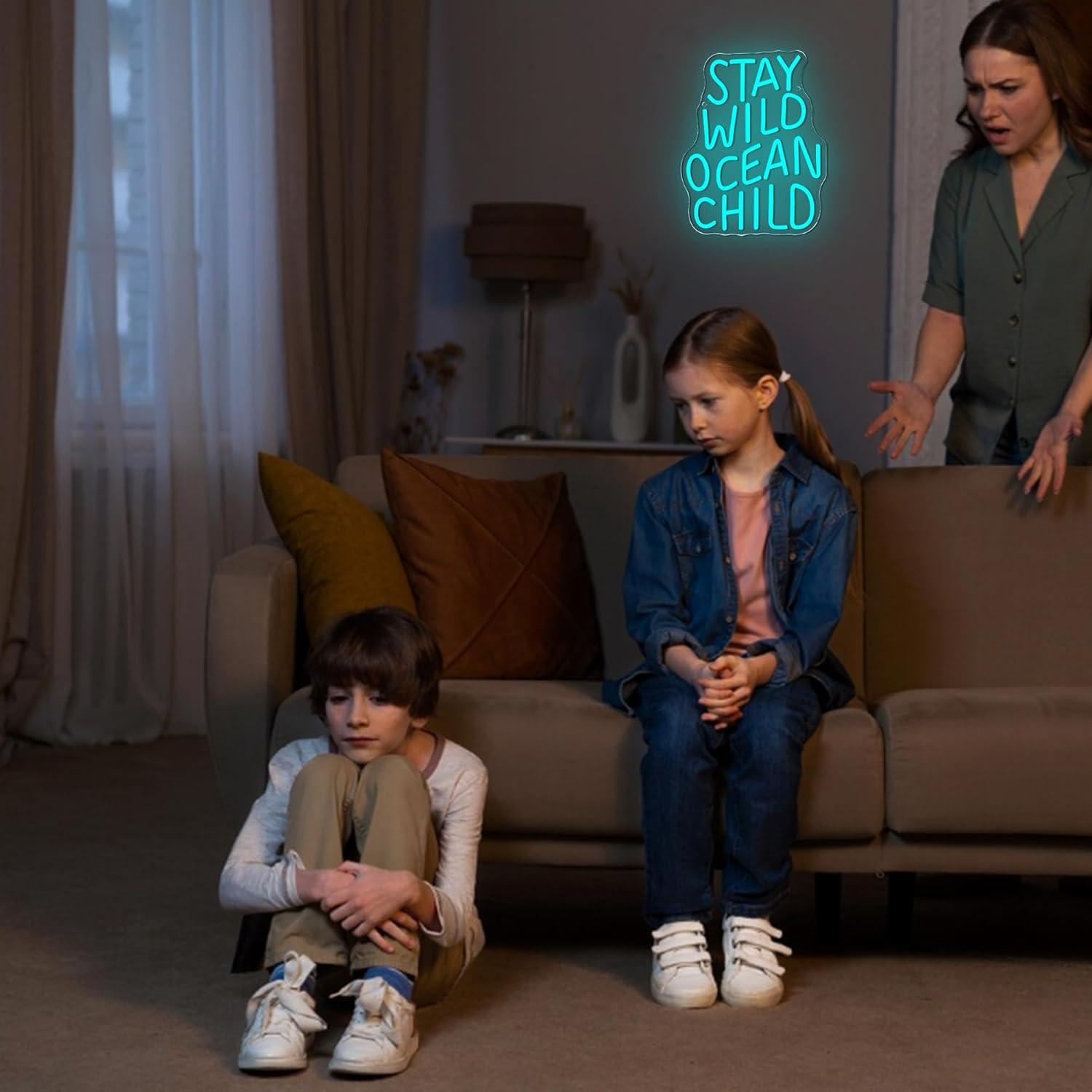 Blijf Wild Oceaan Kind Neon Li - Baby Nursery Ocean Theme recensie en prijs