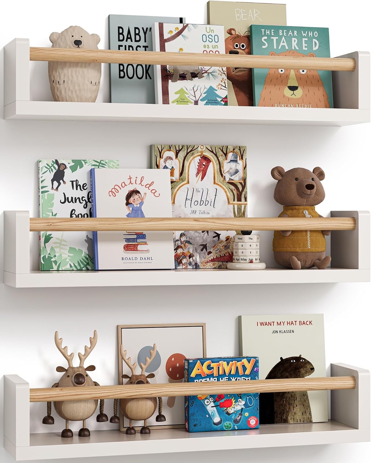 Set van 3 zwevende boekenplank - Baby Nursery Shelves recensie en prijs
