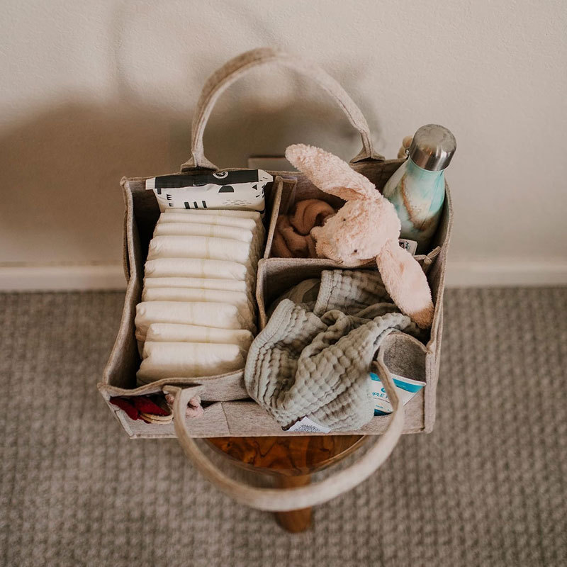 Luiercaddy - Opbergbak voor ki - Baby Nursery Shelves recensie en prijs
