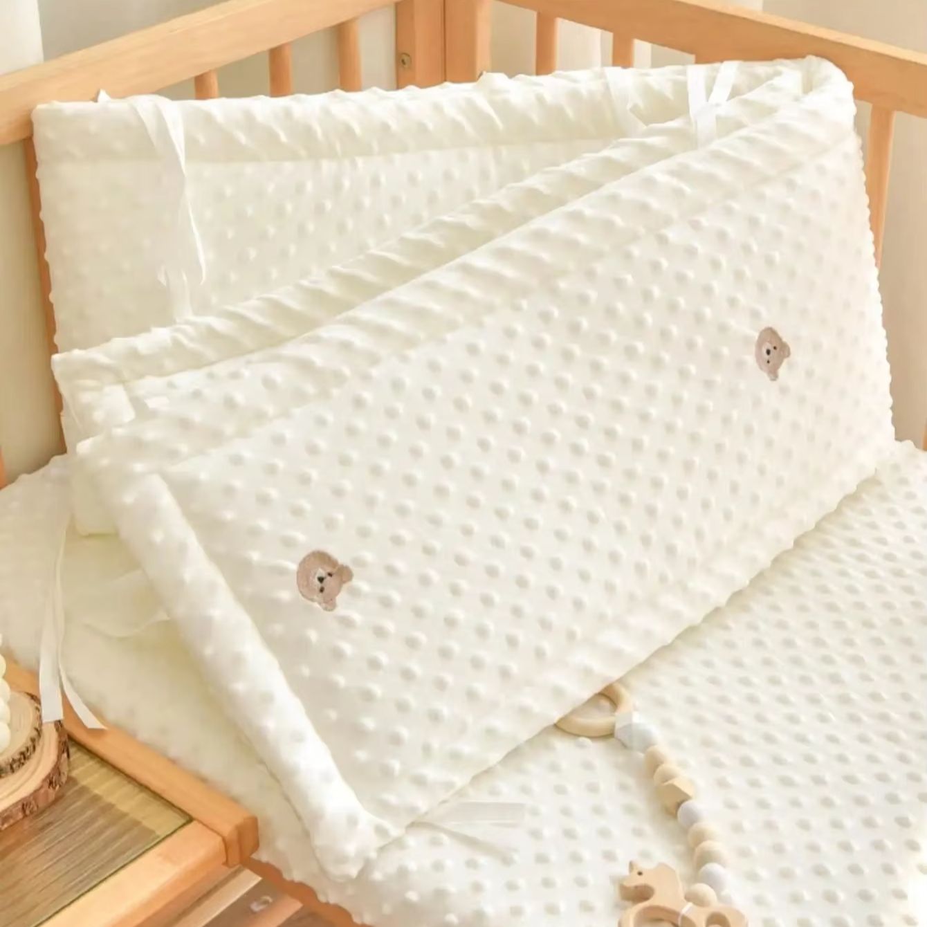 Effen kleur babybedhekje, kato - Bed Rail Toddler recensie en prijs