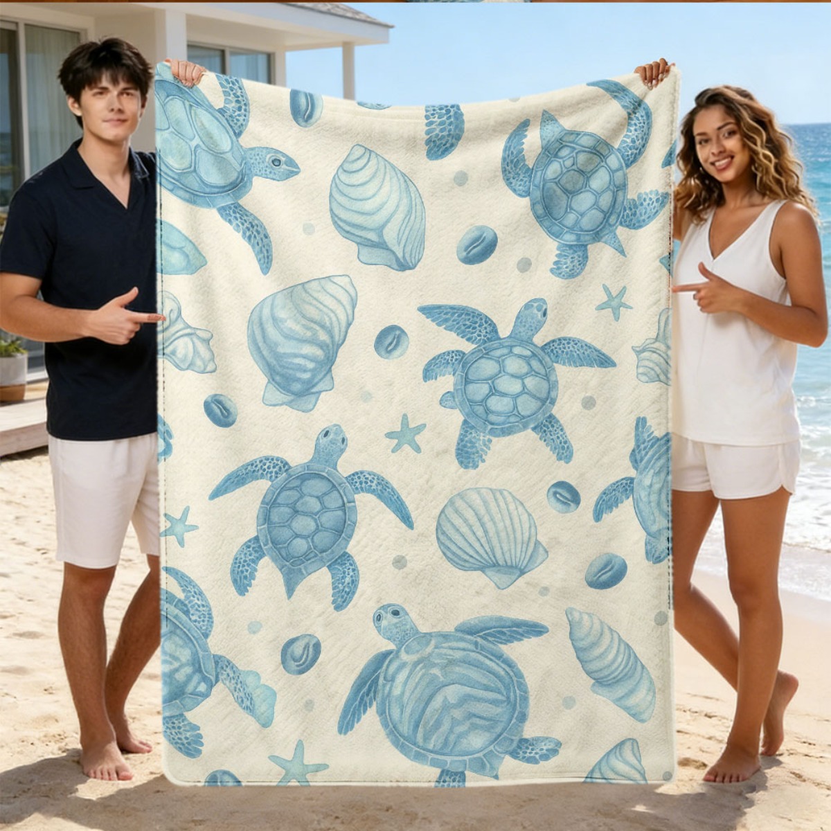 Schattig stranddekentje met oc - Baby Nursery Ocean Theme recensie en prijs