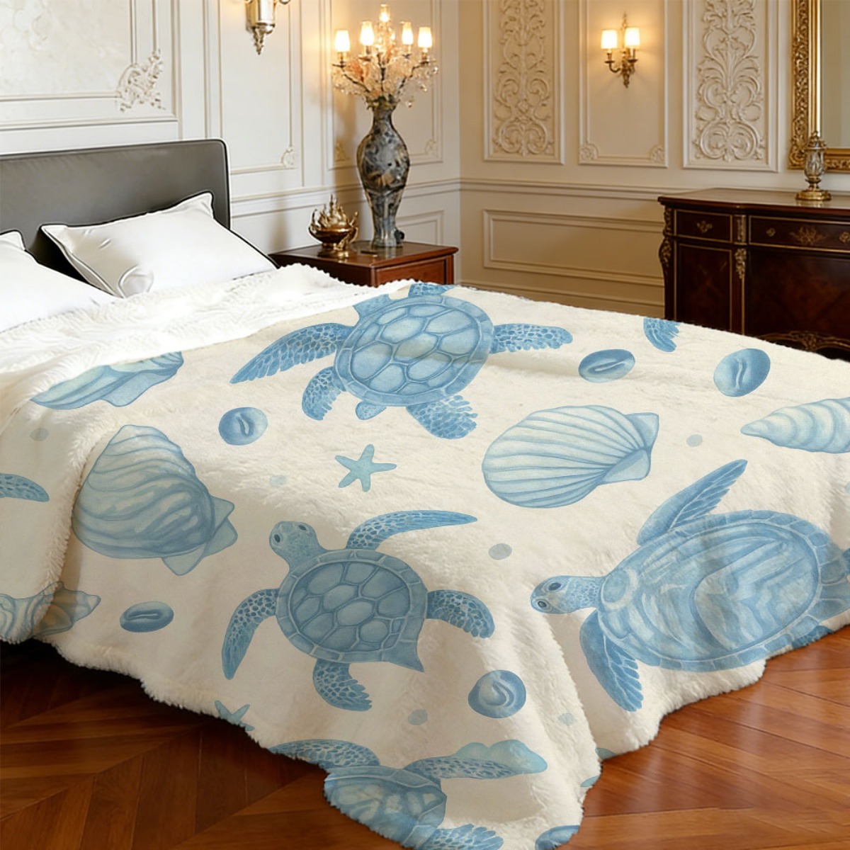 Schattig stranddekentje met oc - Baby Nursery Ocean Theme recensie en prijs
