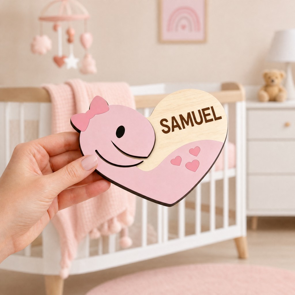 Houten naamplaatje in de vorm  - Baby Nursery Ocean Theme recensie en prijs